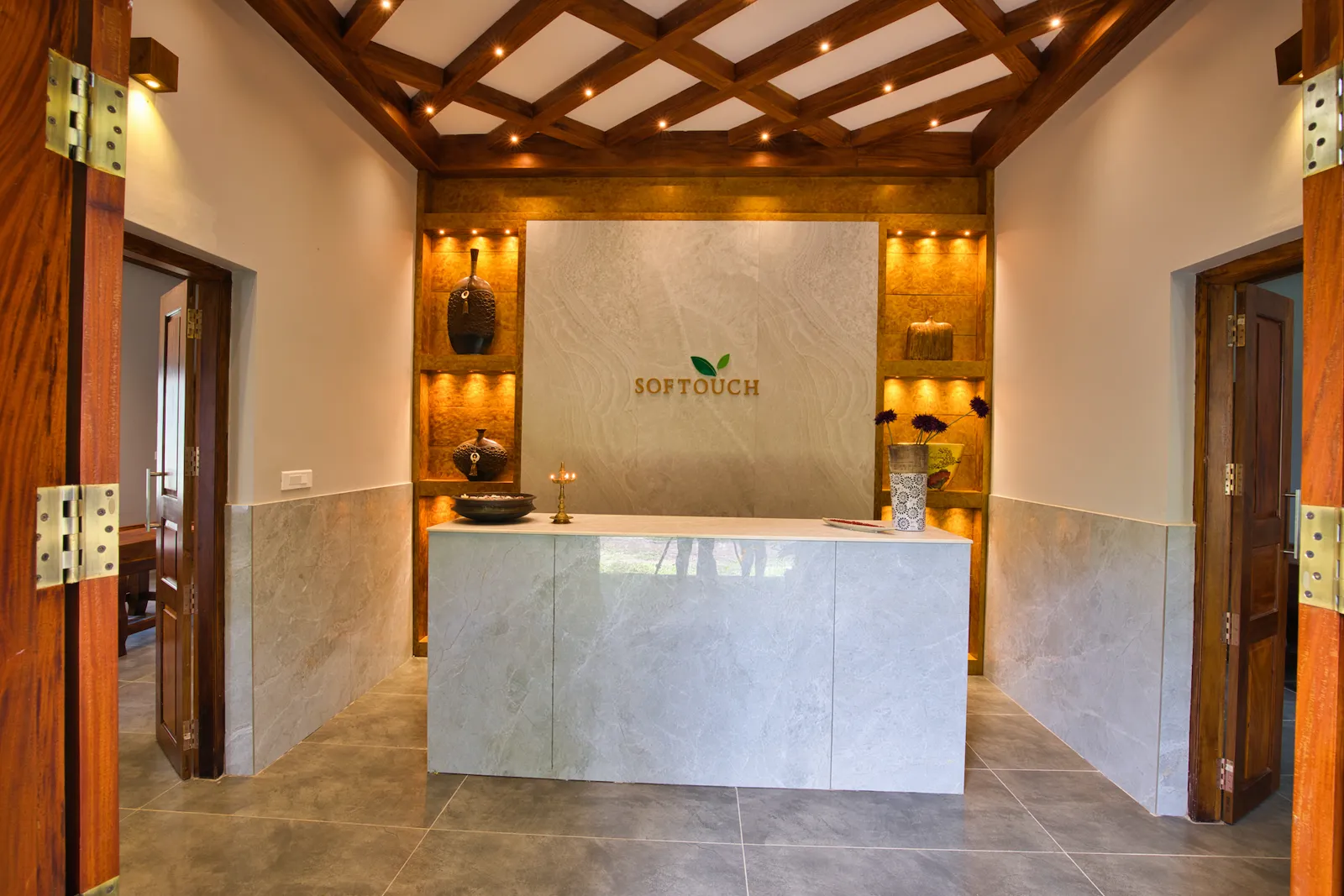 Ayurveda Lobby — Softouch Ayurveda Village Kerala