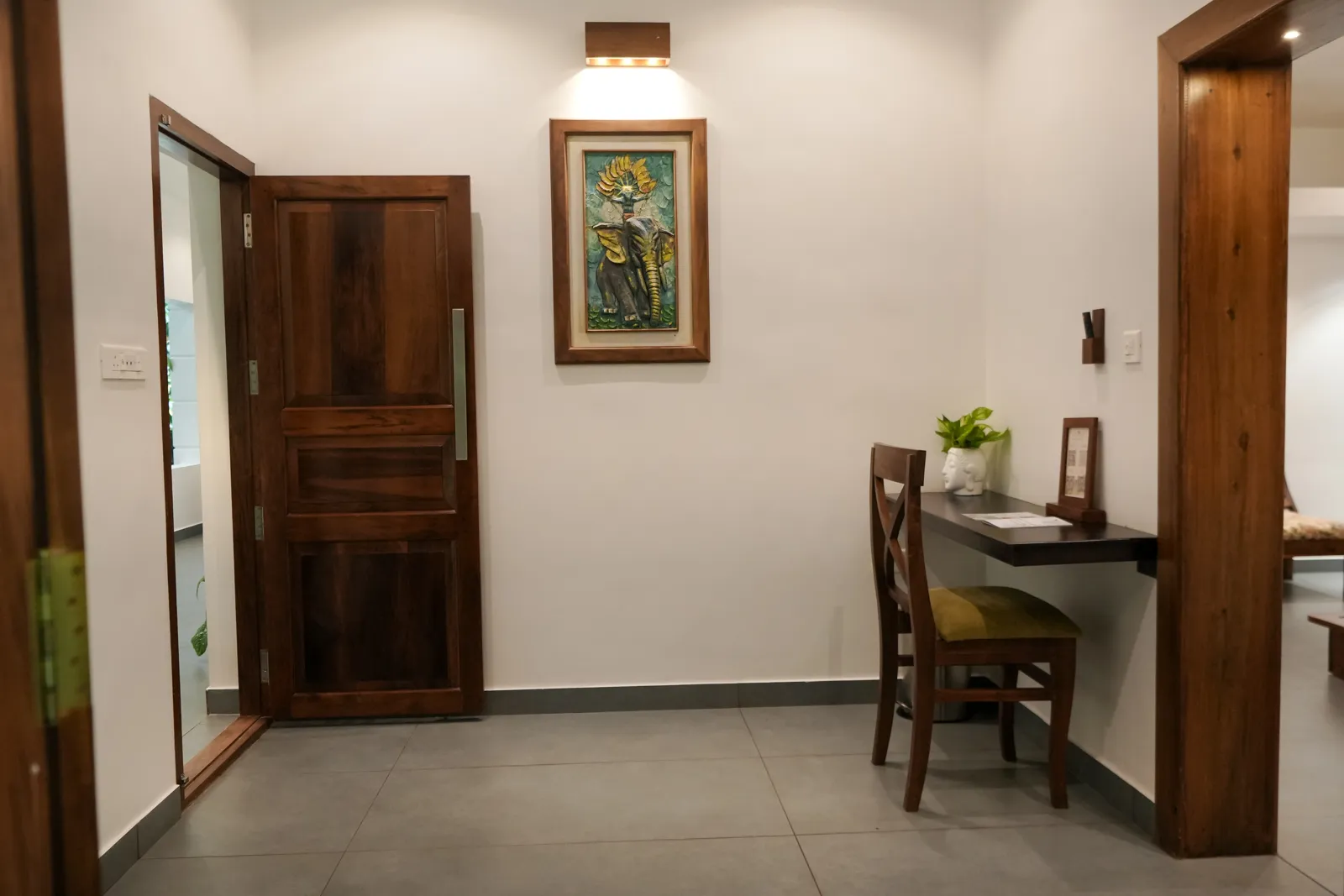 Garden Villa Workspace — Softouch Ayurveda Village Kerala