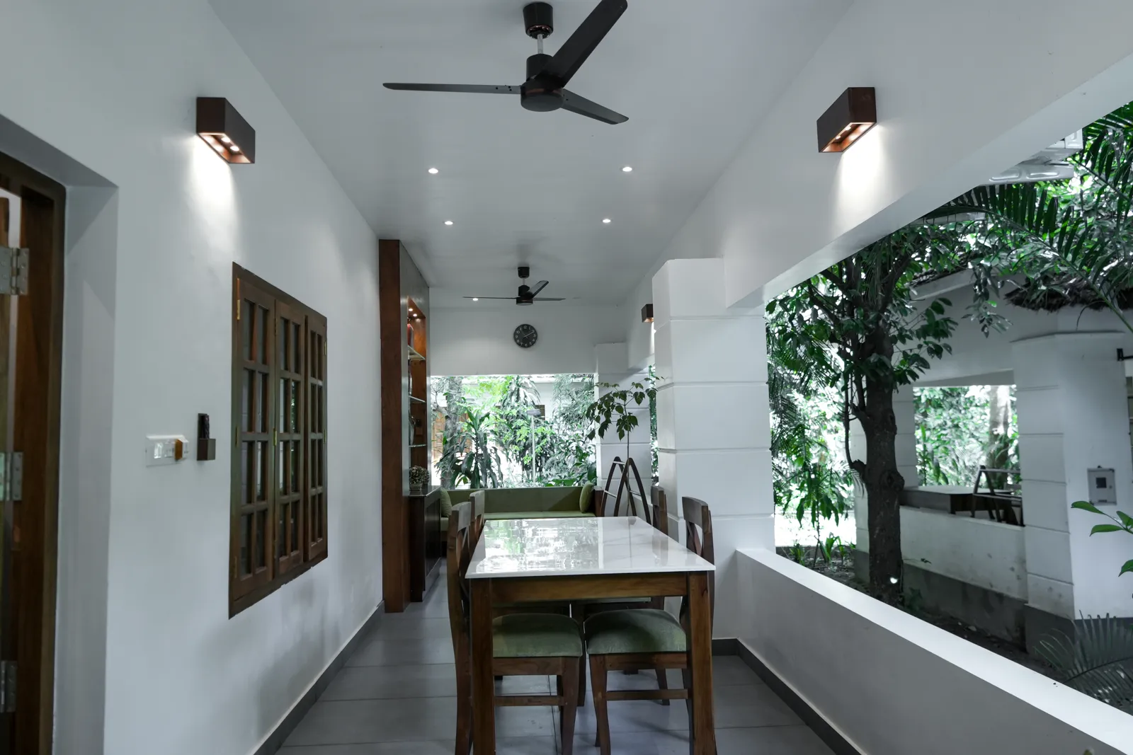 Garden Villa Balcony — Softouch Ayurveda Village Kerala