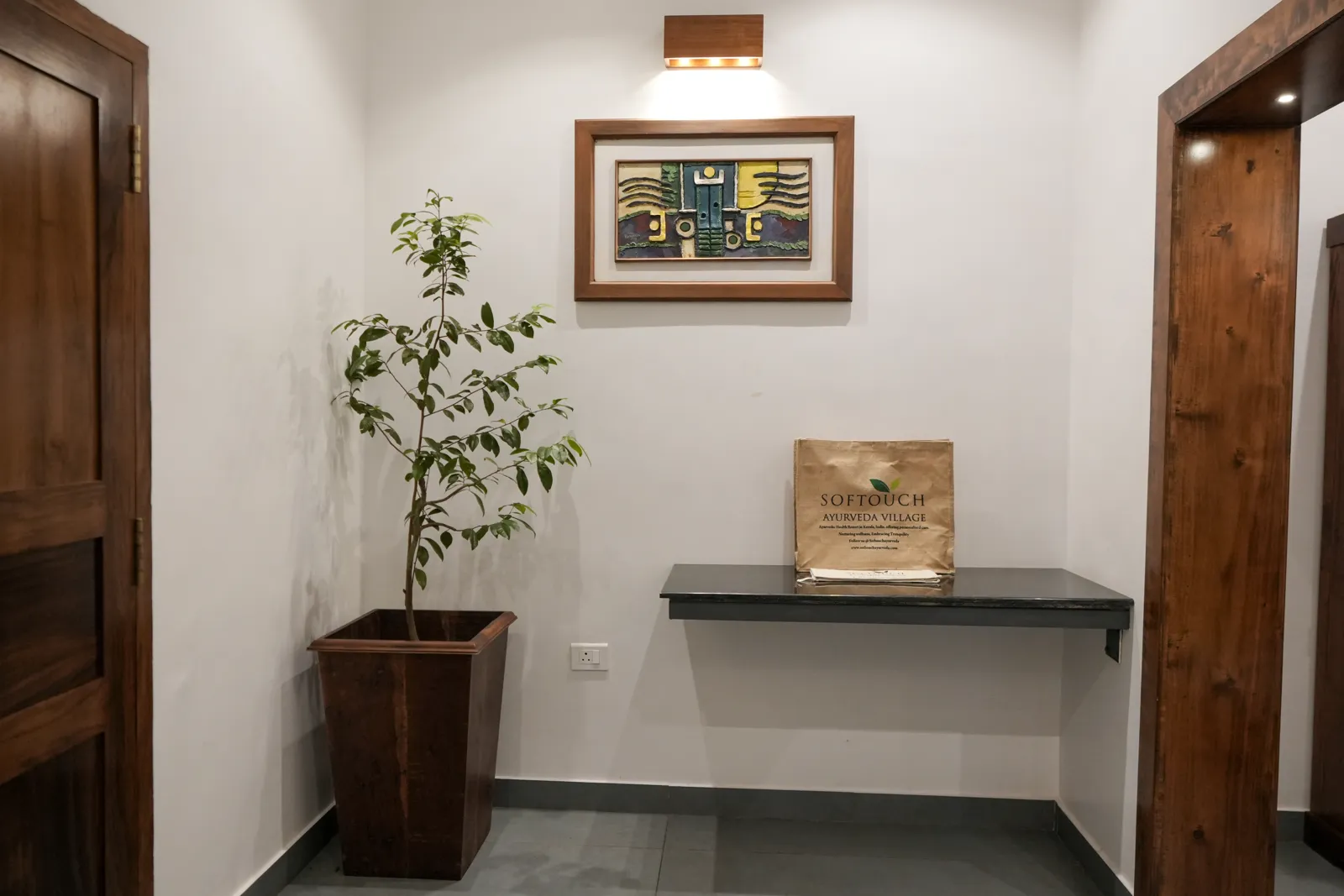 Garden Villa Storage Area — Softouch Ayurveda Village Kerala