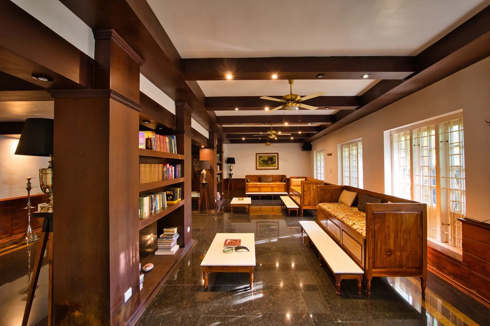 Library Reading Area — Softouch Ayurveda Village Kerala
