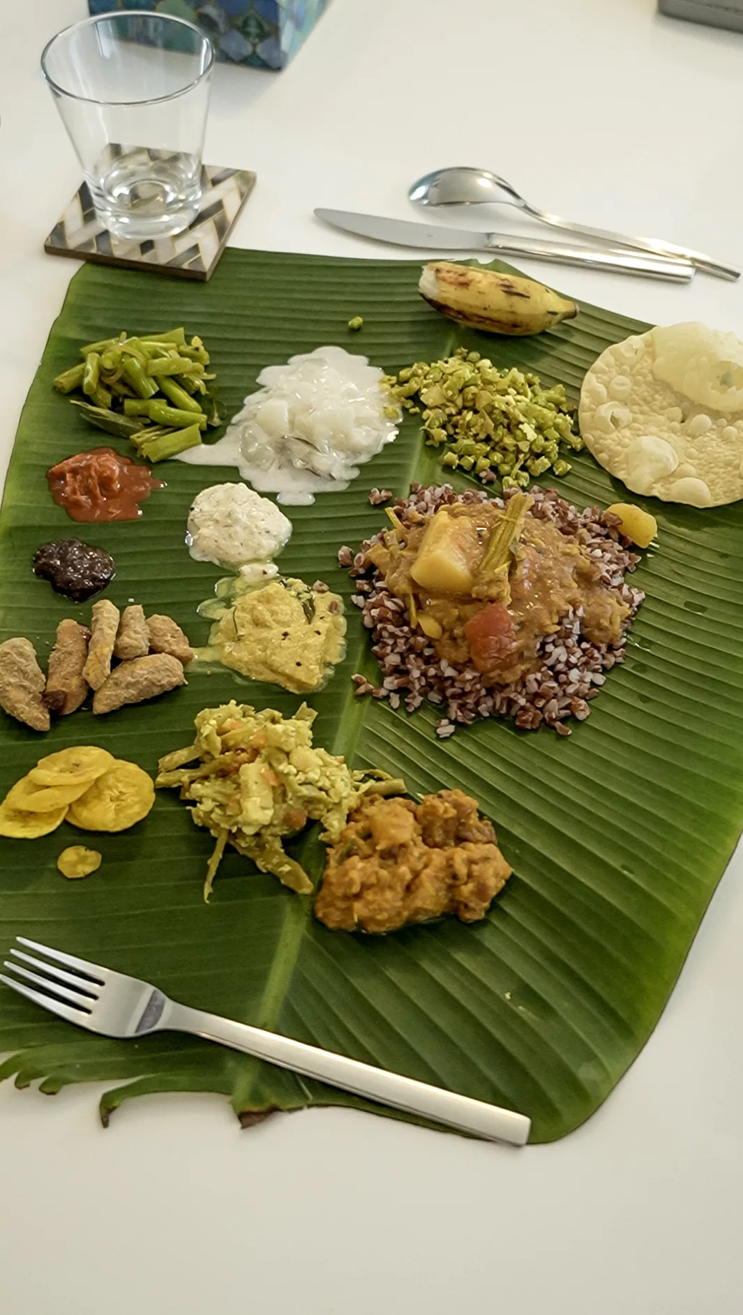 Traditional Kerala Sadhya — Softouch Ayurveda Village Kerala