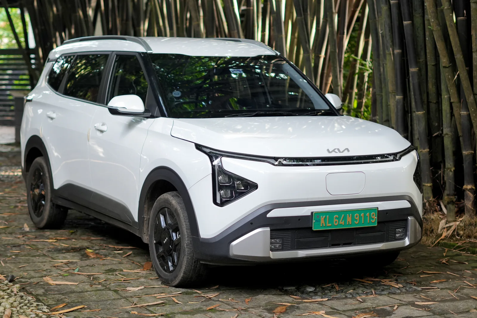 Our electric vehicle for complimentary Cochin airport transfers — Softouch Ayurveda Village, Chalakudy, Kerala