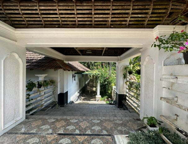 Grand Villa Pathway: A Serene Stroll at Softouch Ayurveda Village Kerala Resort
