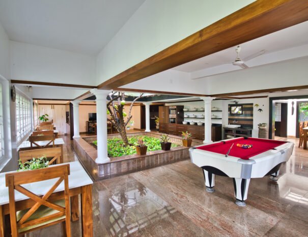 Open Air Pool Table at Softouch Ayurveda Village & Resort Kerala
