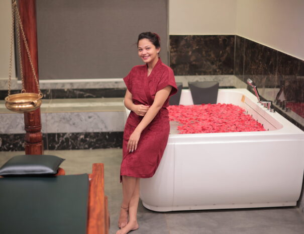 Ayurveda Room with Jacuzzi at Softouch Ayurveda Vilage & Resort Kerala