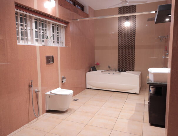 Grand Suite – Bathroom at Softouch Ayurveda Village & Resort Kerala