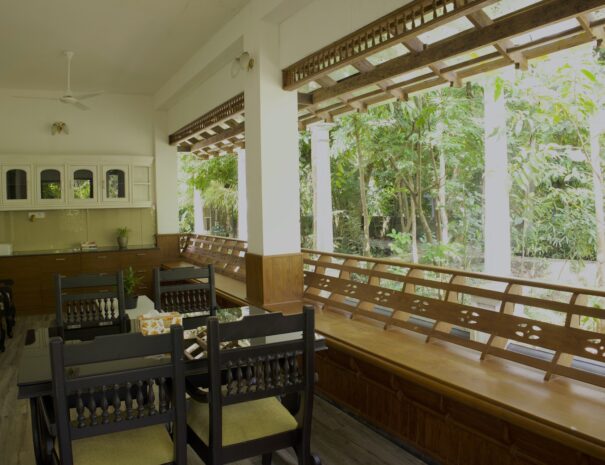 Enjoy scenic views and tranquility from your own private balcony at Softouch Ayurveda Village & Resort Kerala. Book your stay for a rejuvenating experience, enjoy the bird chips daily.