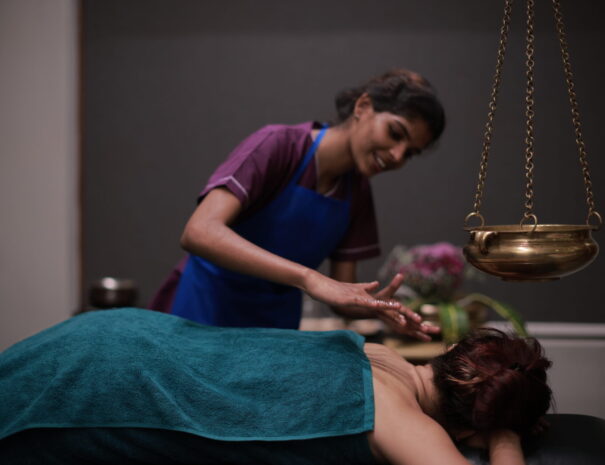 Massage Thrapy at Softouch Ayurveda Vilage & Resort Kerala